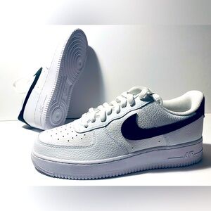 Nike Air Force 1 '07 Low White Black Size 12 New In Box Very Rare